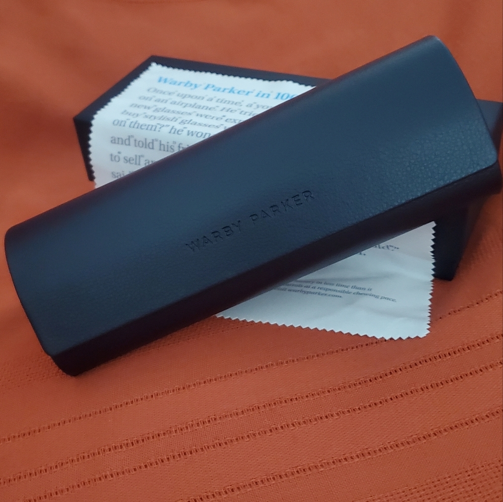 Warby Parker glasses case